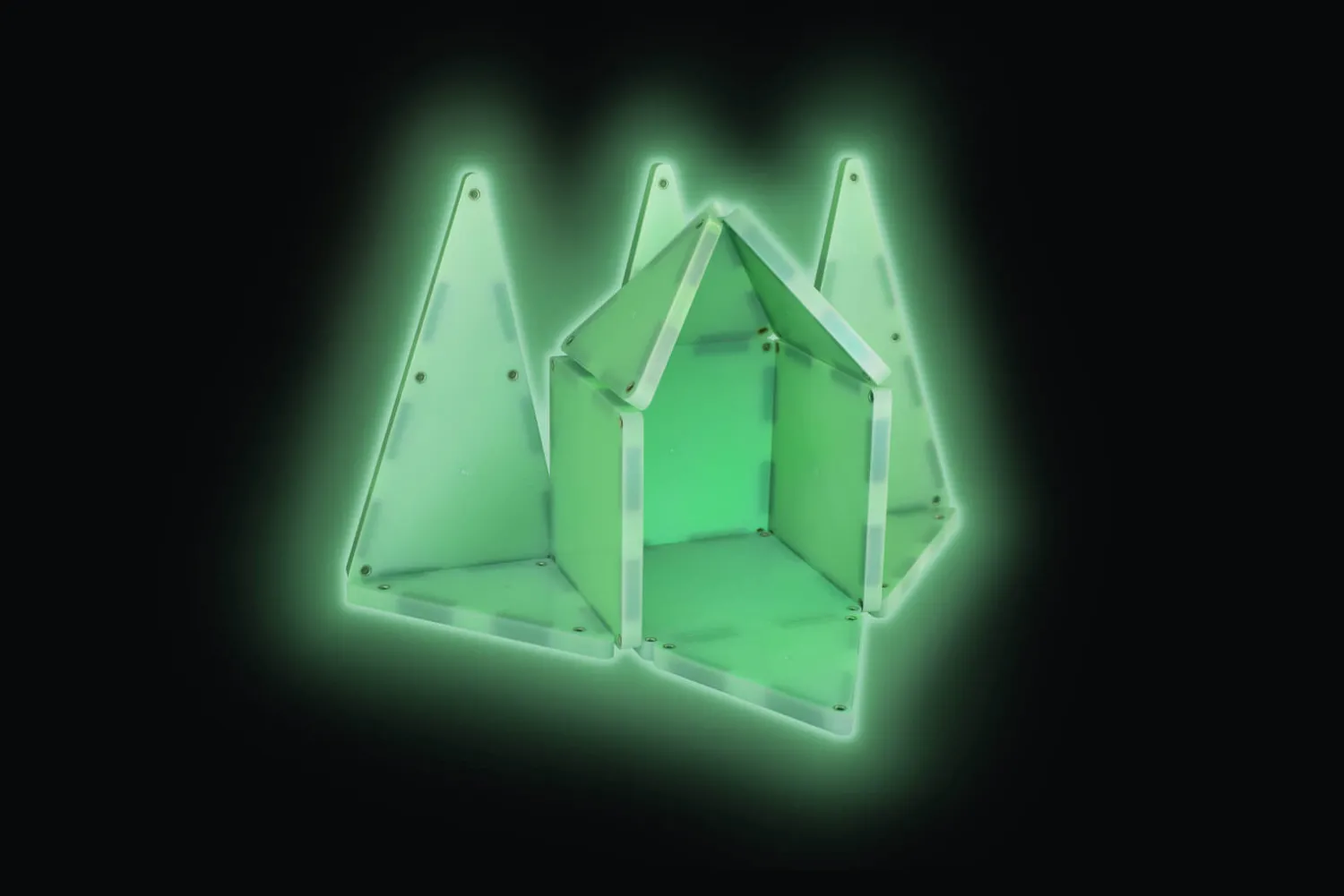 Magna-Tiles Klocki magnetyczne Glow 16 el.