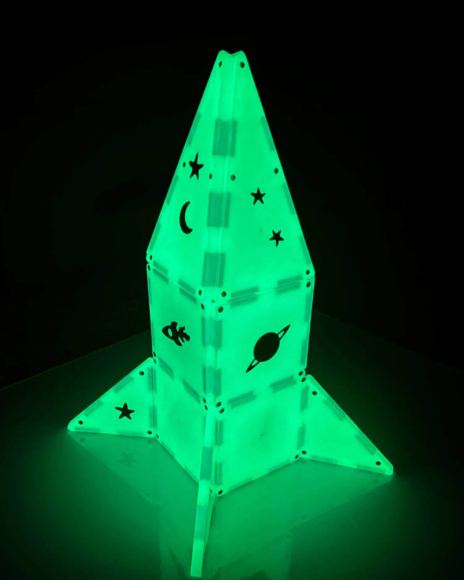 Magna-Tiles Klocki magnetyczne Glow 16 el.