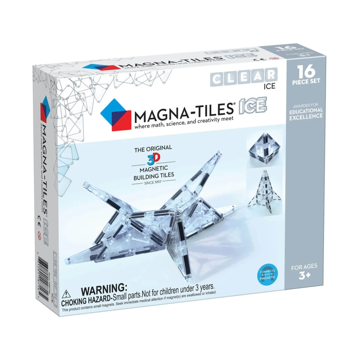 Magna-Tiles Klocki magnetyczne ICE 16 el.