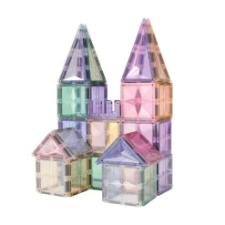 Cleverclixx Klocki magnetyczne Large Creative Pack Pastel - 125 el.