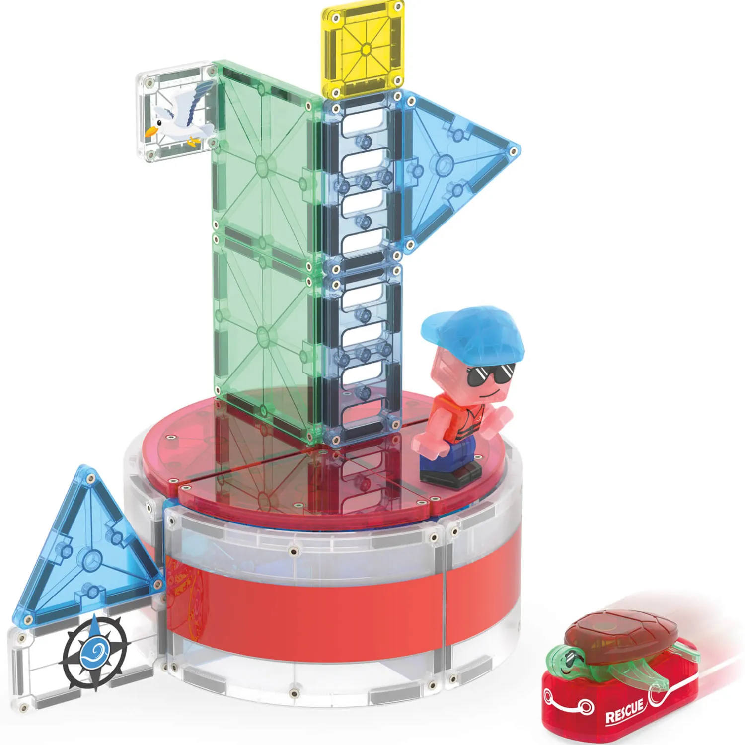 Magna-Tiles Klocki Magnetyczne Lighthouse Rescue, 26 el.