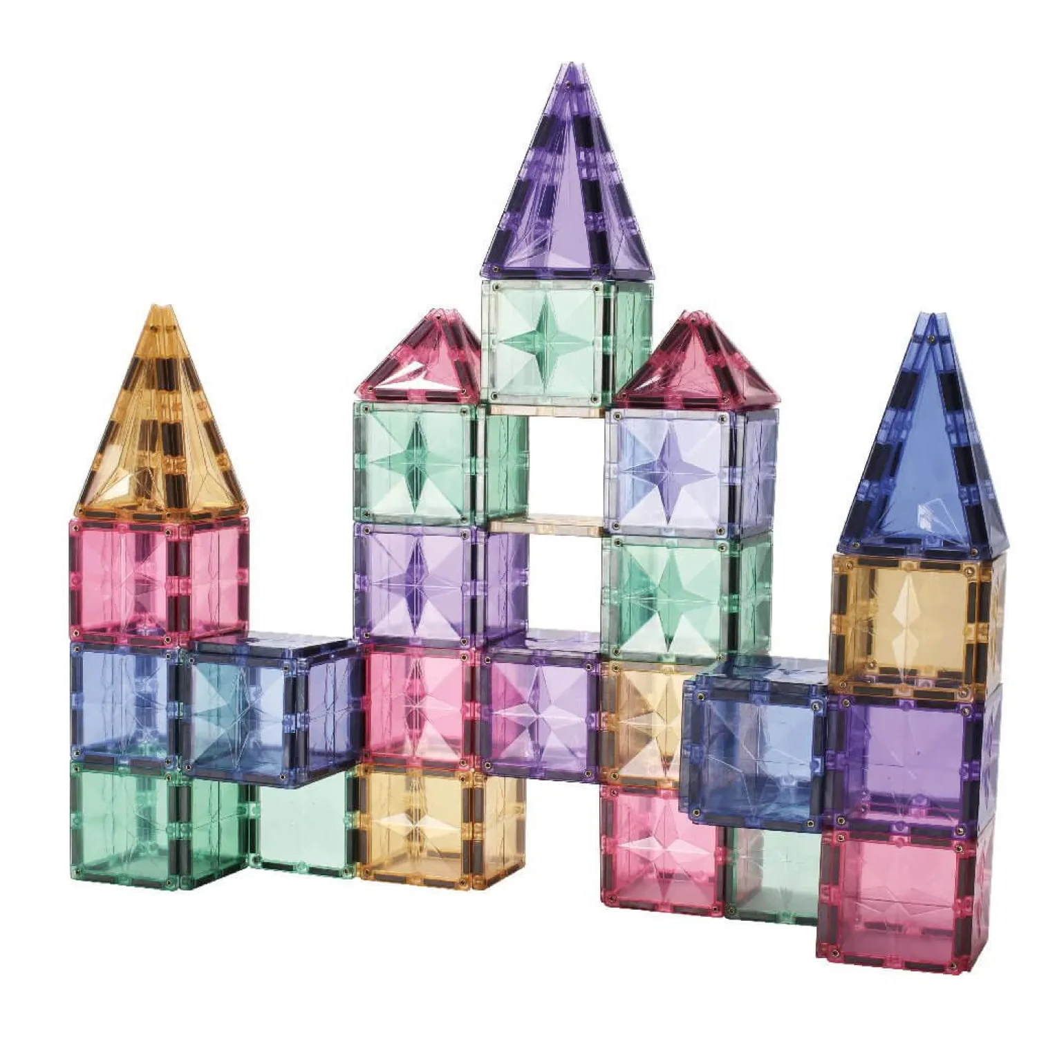 Cleverclixx Klocki magnetyczne Mega Creative Pack Pastel - 210 el.