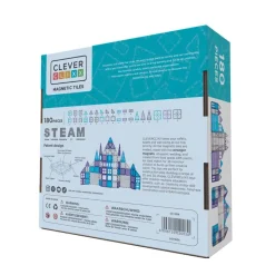 Cleverclixx Klocki magnetyczne Mega Ice Crystal Pack - 180 el.