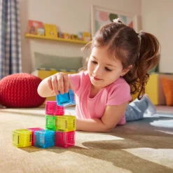 Magna-Tiles Klocki Magnetyczne microMAGS Cubes, 9 el.