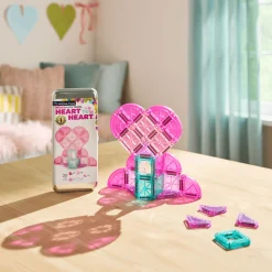 Magna-Tiles Klocki Magnetyczne microMAGS Heart to Heart Travel 26 el.