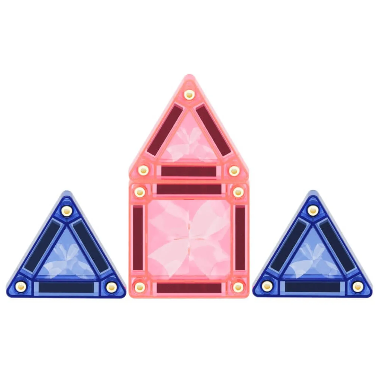 Cleverclixx Klocki magnetyczne Mini Tiles Pack Pastel 28 el.