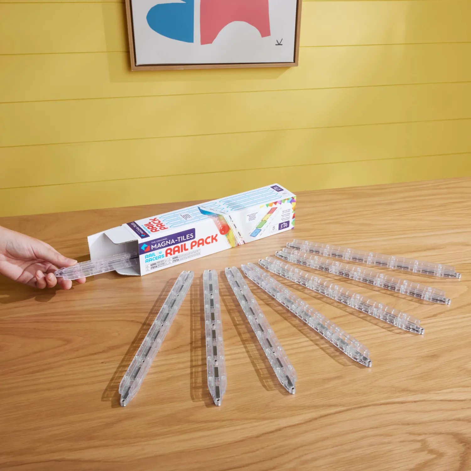 Magna-Tiles Klocki Magnetyczne Rail Racers Rail Pack