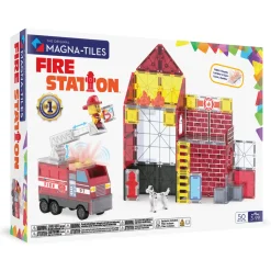 Magna-Tiles Klocki magnetyczne Remiza Strażacka 50 el.