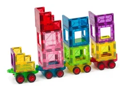 Magna-Tiles Klocki magnetyczne TRAIN 38 el.