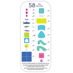 Magna-Tiles Klocki Magnetyczne Undersea Adventure, 58 el.