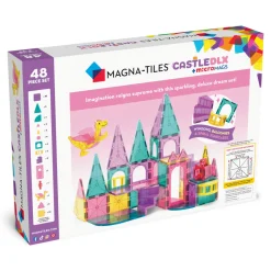 Magna-Tiles Klocki Magnetyczne Zamek DLX 48 el.