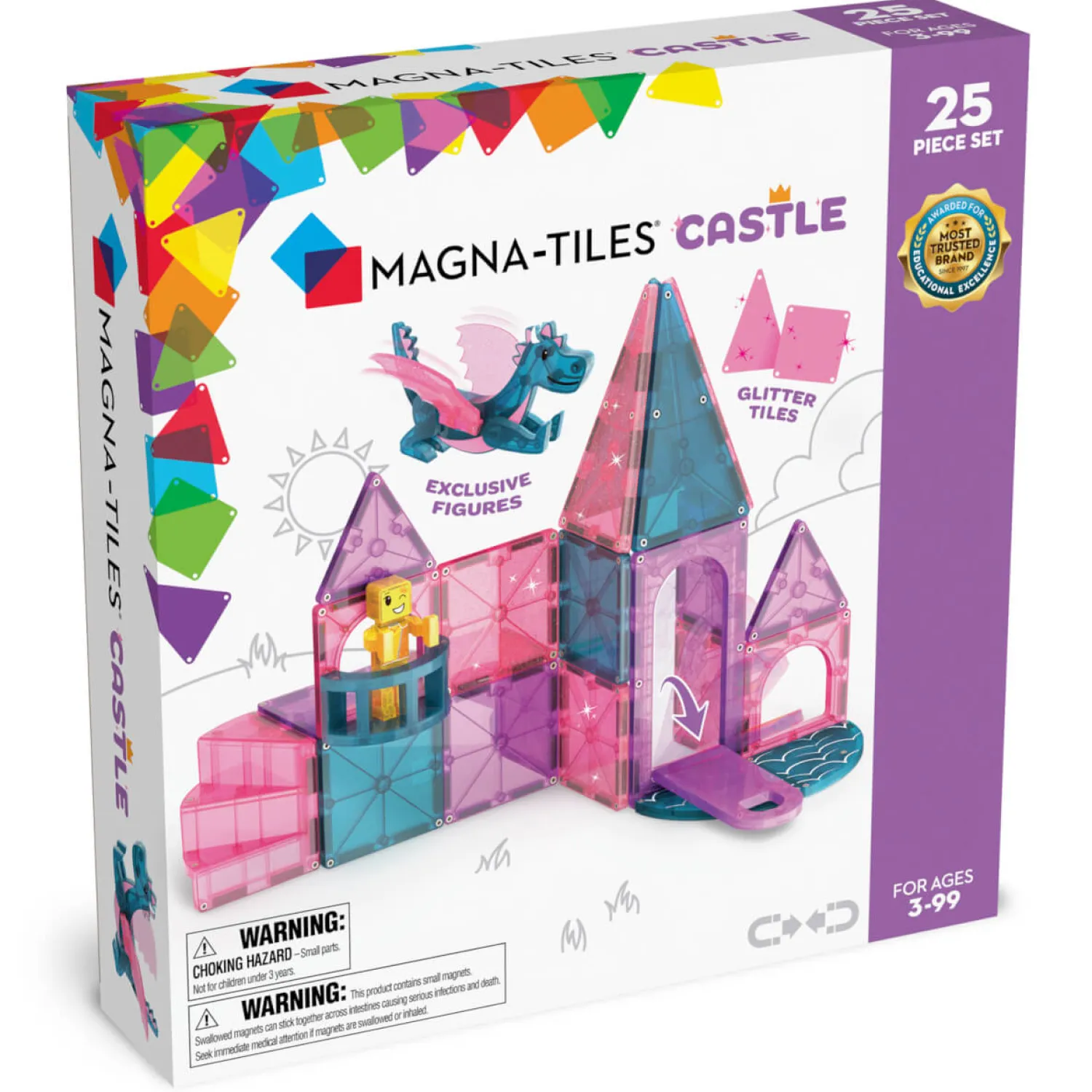 Magna-Tiles Klocki Magnetyczne Zamek 25 el.