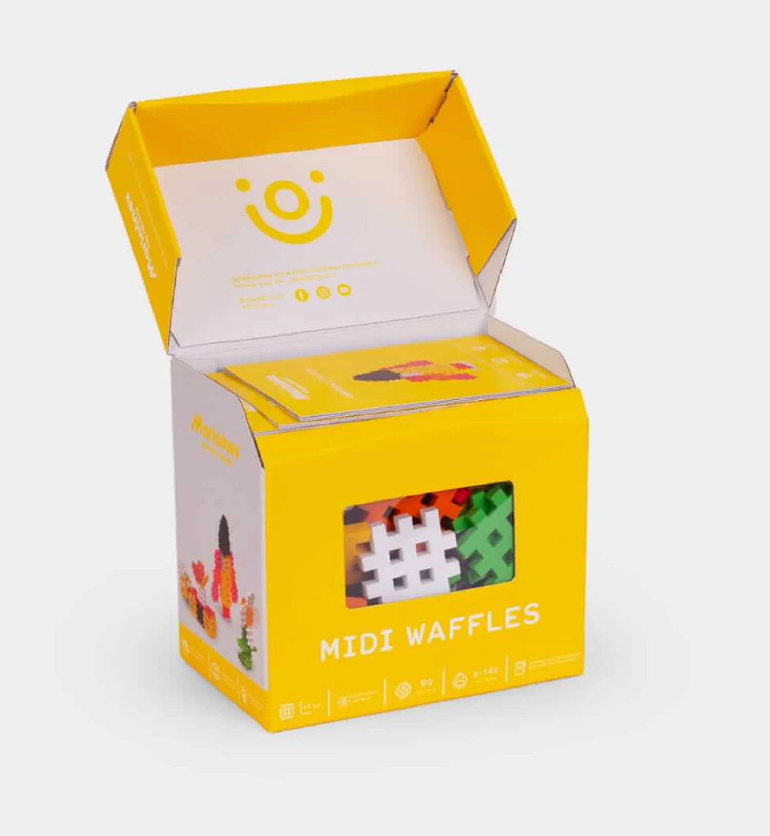 Marioinex Klocki waffle MIDI 90 el.
