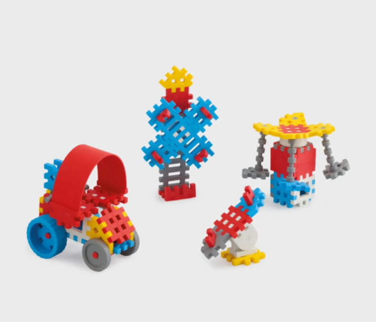 Marioinex Klocki waffle MINI konstruktor chłopiec 70 szt.