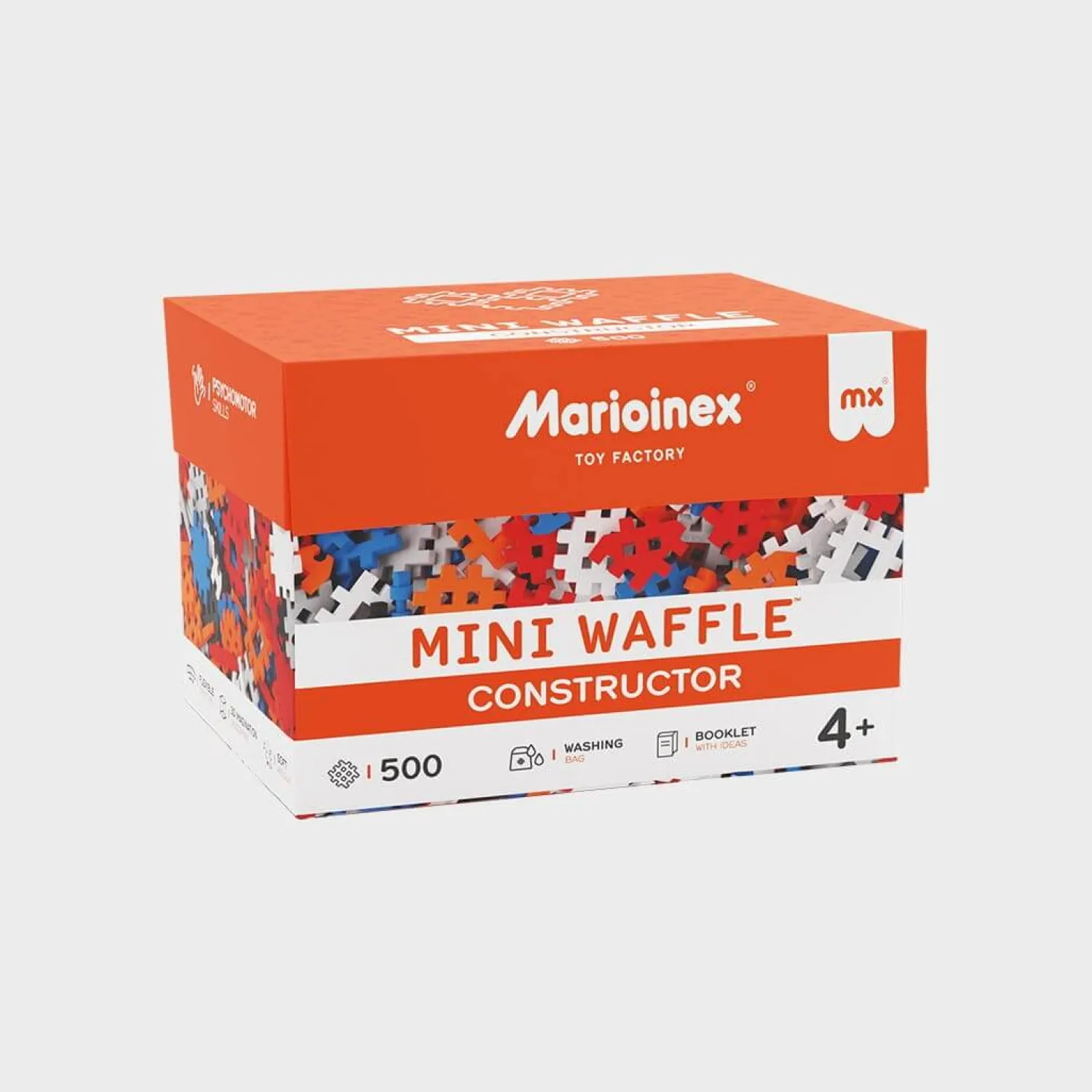 Marioinex Klocki Waffle MINI Konstruktor 500 szt.