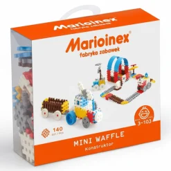 Marioinex Klocki waffle MINI konstruktor chłopiec 140 szt.