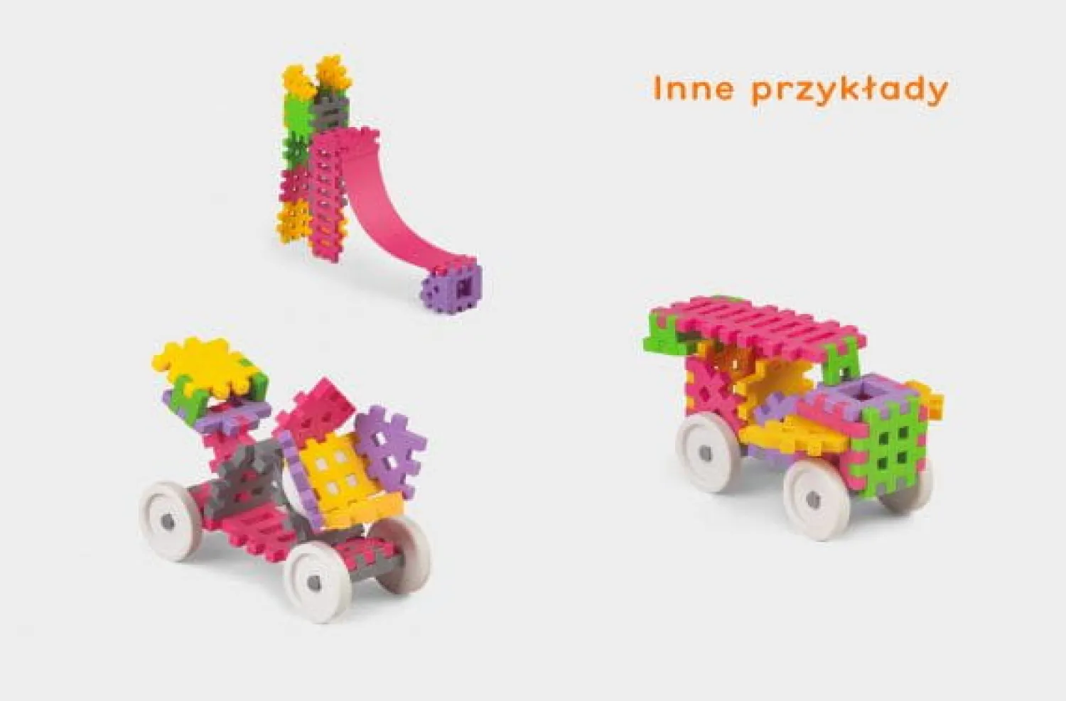 Marioinex Klocki waffle MINI konstruktor dziewczynka 35 szt.