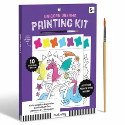Mudpuppy Kolorowanka akwarelowa z pędzelkiem Sen jednorożca 5+