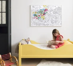 OMY Kolorowanka 100x70cm DINOZAURY