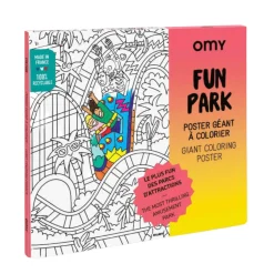OMY Kolorowanka 100x70cm PARK ROZRYWKI