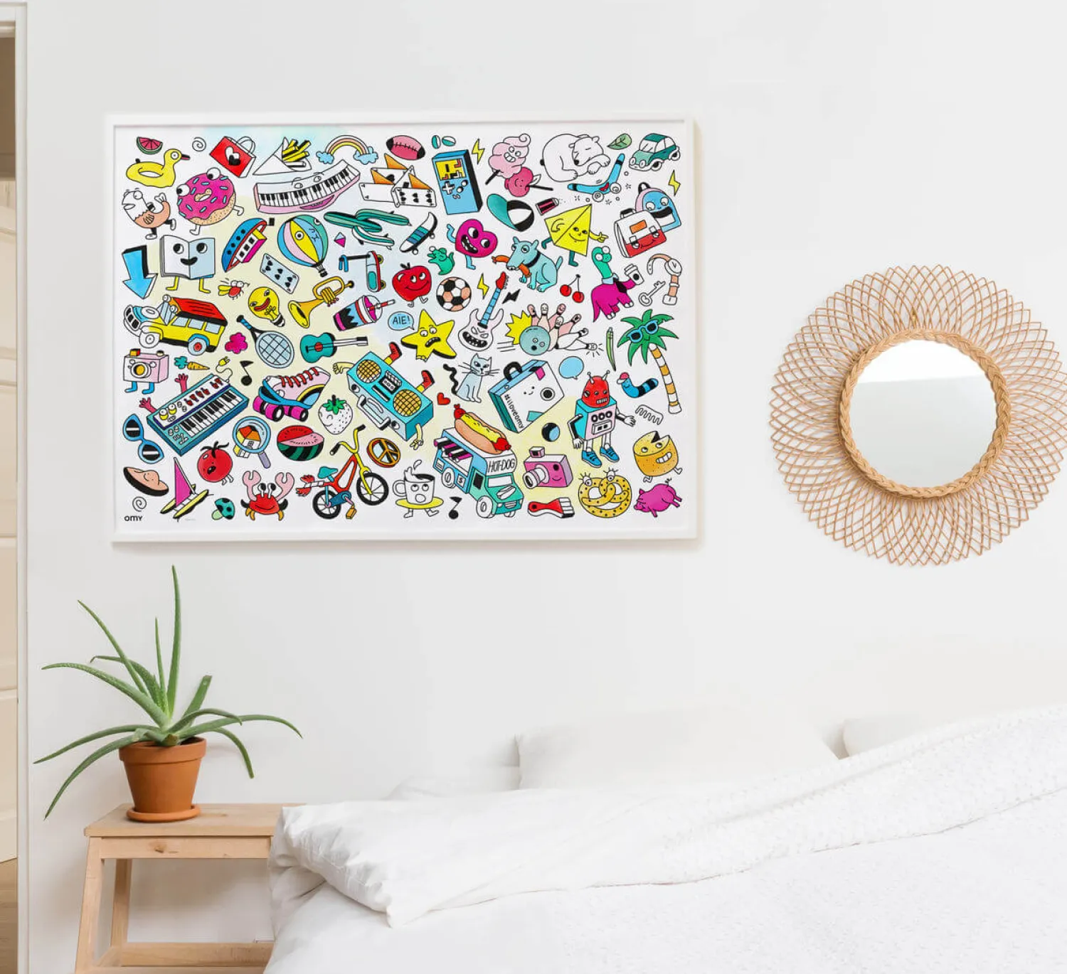 OMY Kolorowanka 100x70cm POP ART