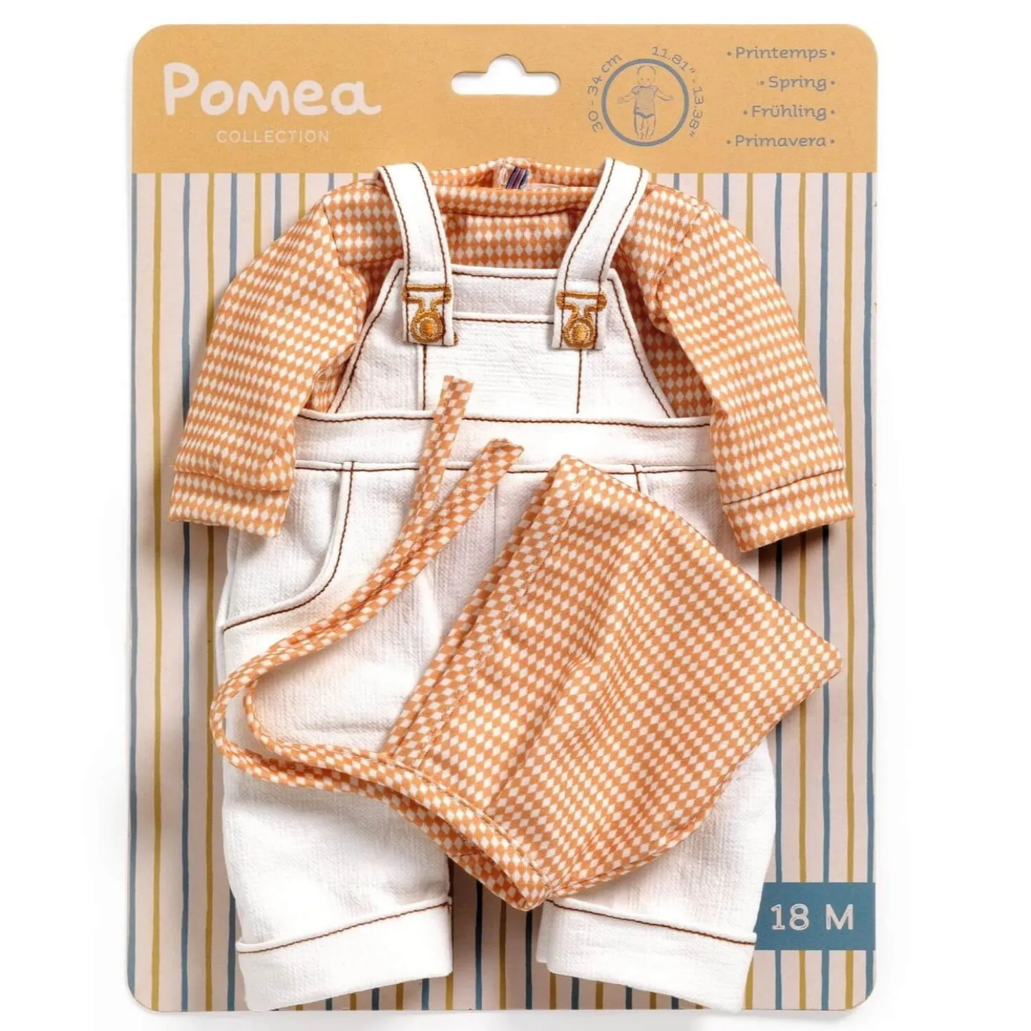 Djeco Komplet ubrań 3-częściowy KOLEKCJA POMEA