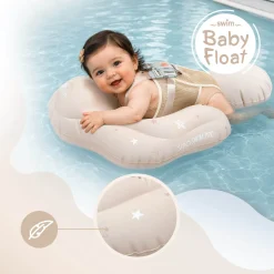 SIPO Koło treningowe do nauki pływania 6-36m (11-18 kg) - beżowe