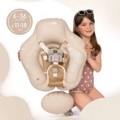 SIPO Koło treningowe do nauki pływania 6-36m (11-18 kg) - beżowe