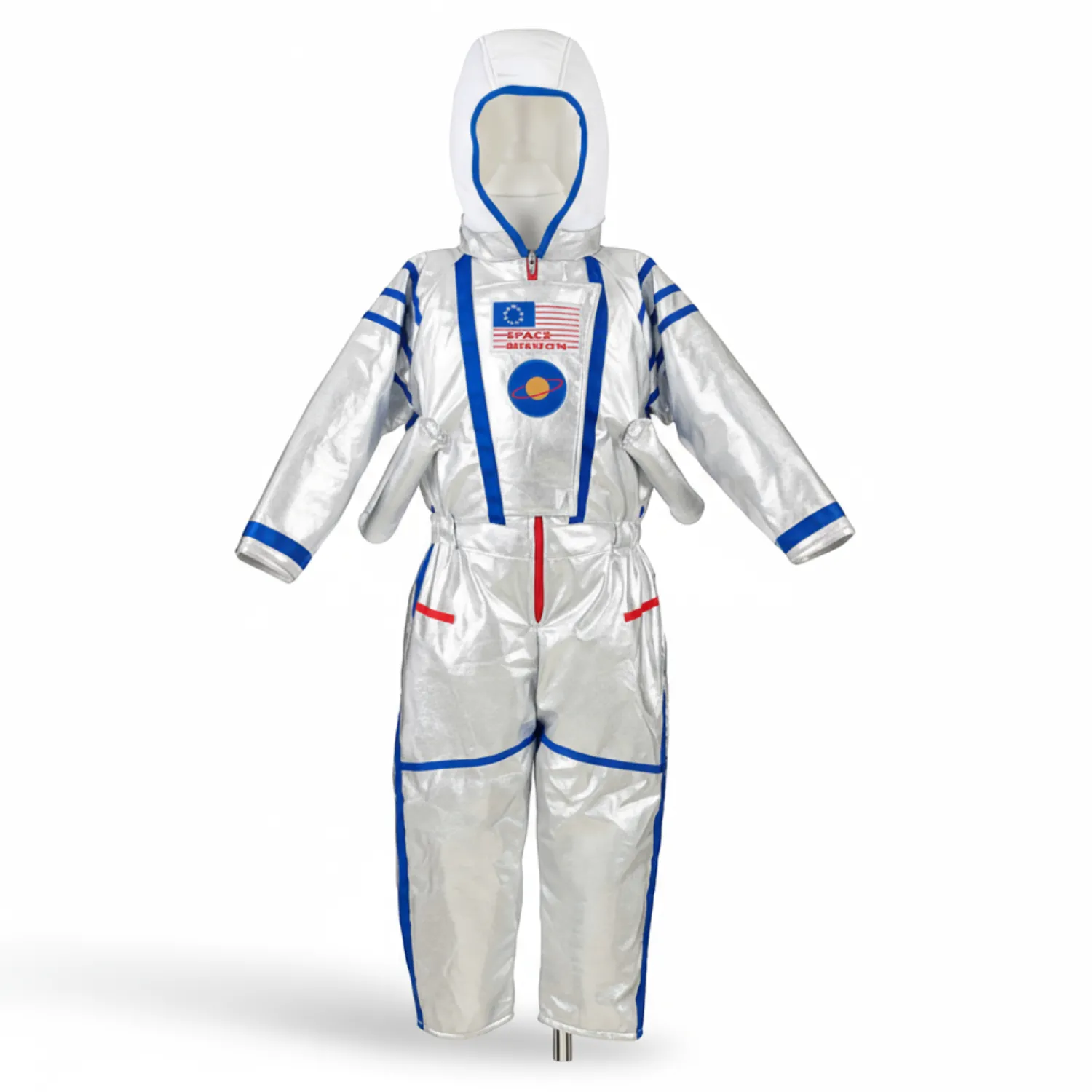 Souza! Kostium kombinezon astronauty srebrny