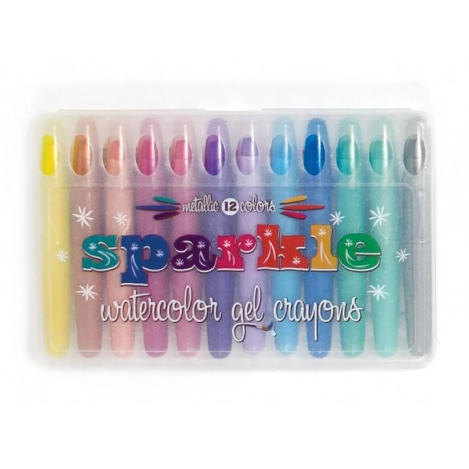 Ooly Kredki Żelowe Metaliczne Brokatowe - Magic Sparkle