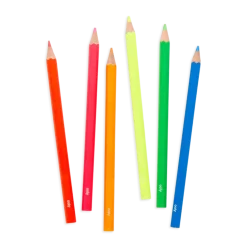 Ooly Kredki Ołówkowe Neonowe Grube - Jumbo Brights