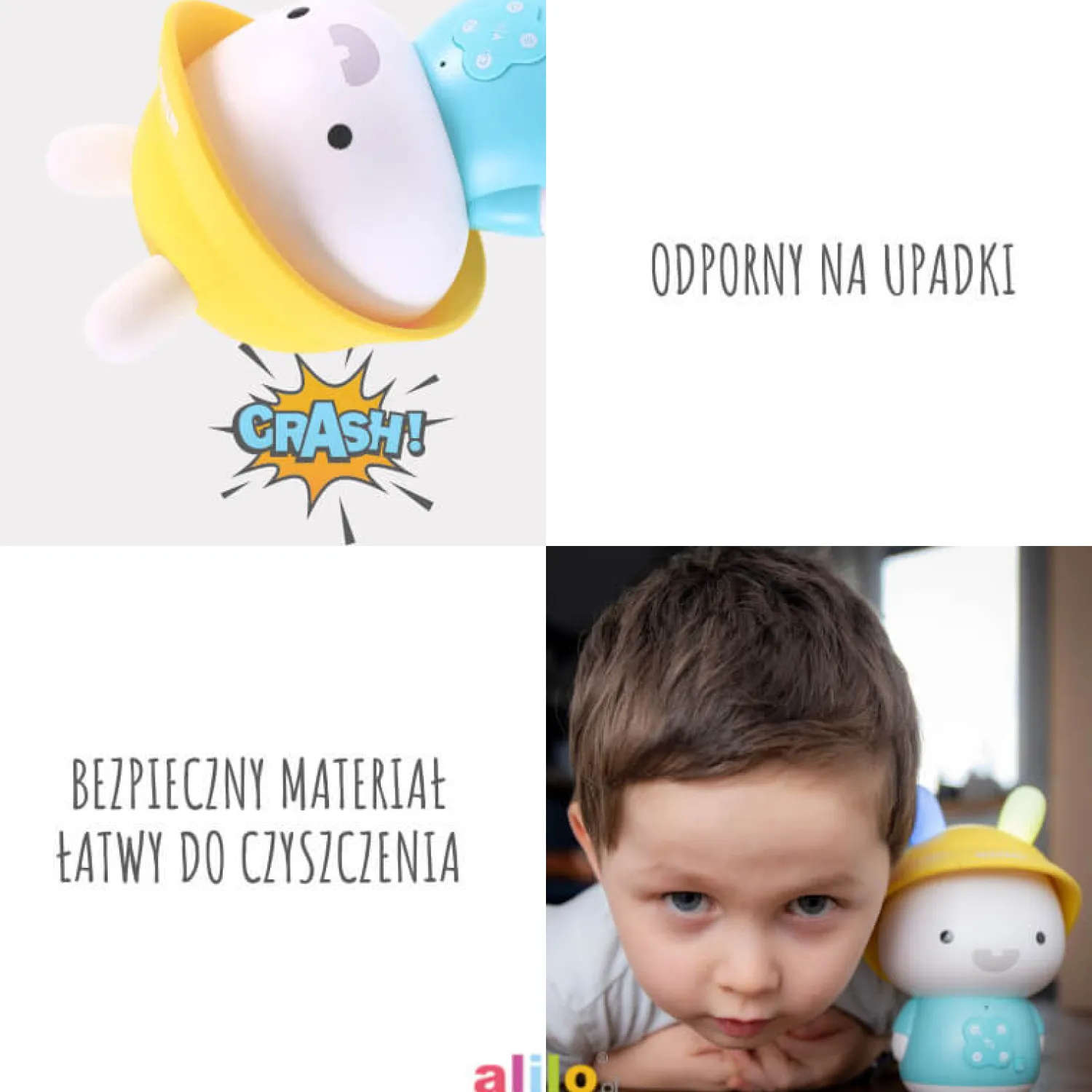 Alilo Króliczek Baby Bunny G9S+ - różowy