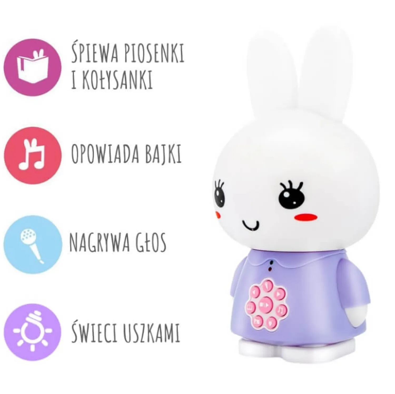Dzieci Alilo Króliczek Honey Bunny - jasny niebieski