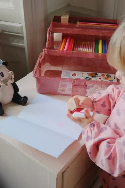 Konges slojd Kuferek małego artysty - glitter rose