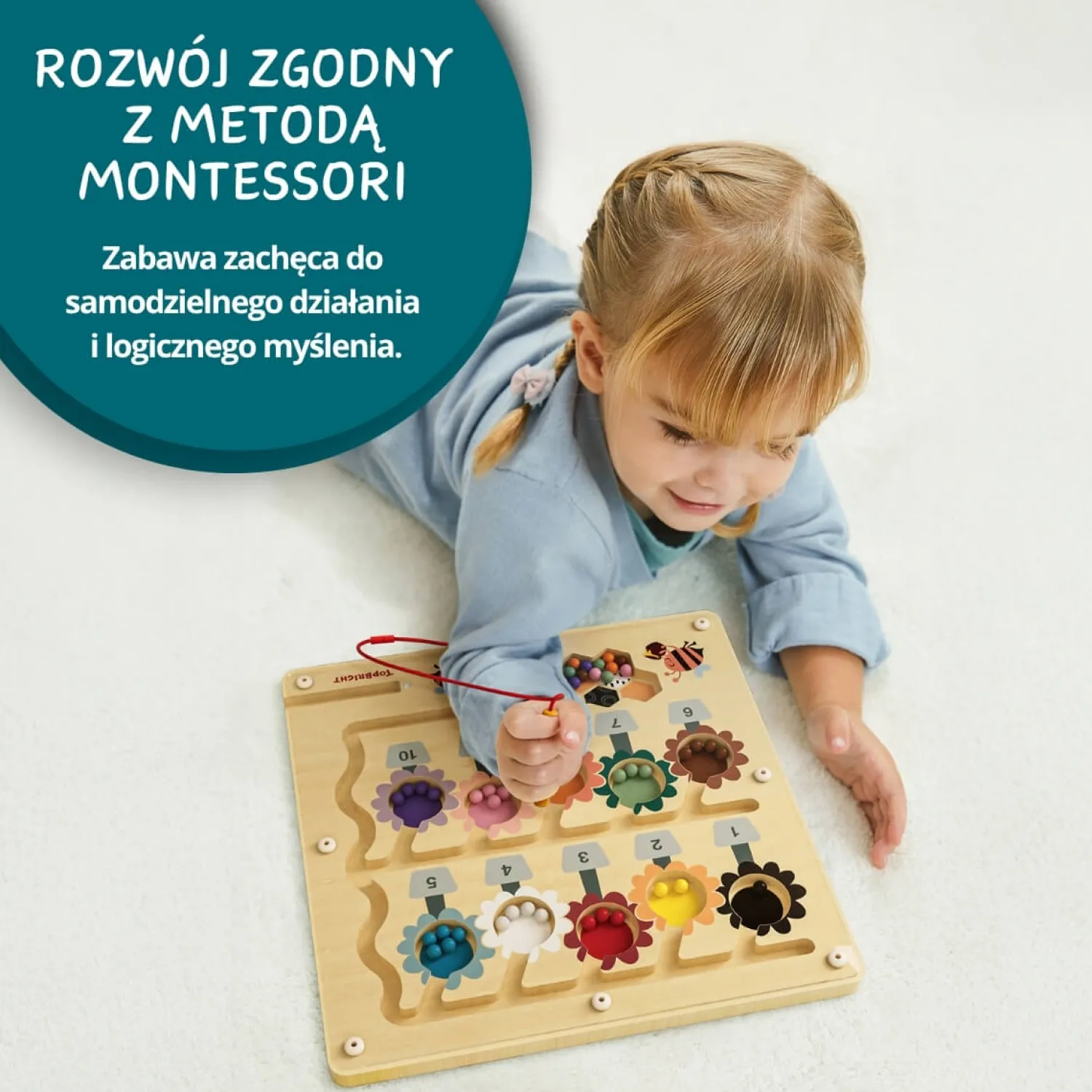 TOPBRIGHT Labirynt magnetyczny Pracowita Pszczółka, 3+