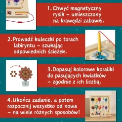 TOPBRIGHT Labirynt magnetyczny Pracowita Pszczółka, 3+