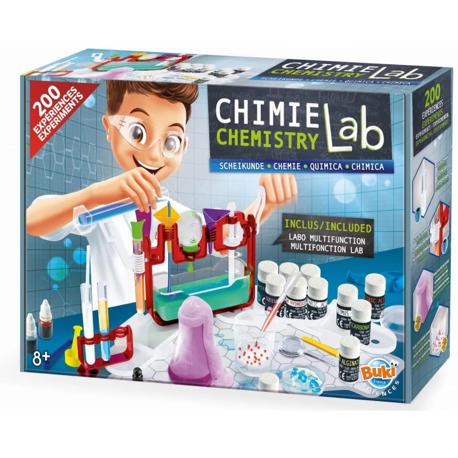 Buki Laboratorium chemiczne 200 eksperymentów