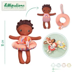 Lilliputiens Laleczka do kąpieli Lena 6 m+