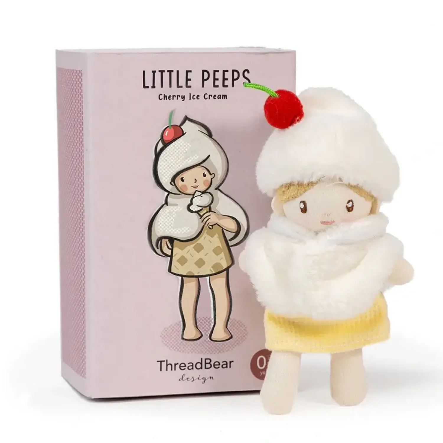 ThreadBear Design Laleczka w pudełku - Cherry Ice Cream
