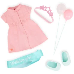 OurGeneration Lalka BRENNA 46cm - Blondynka z balonikami