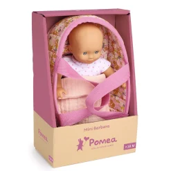 Djeco Lalka MINI BARBARA w materiałowym koszu