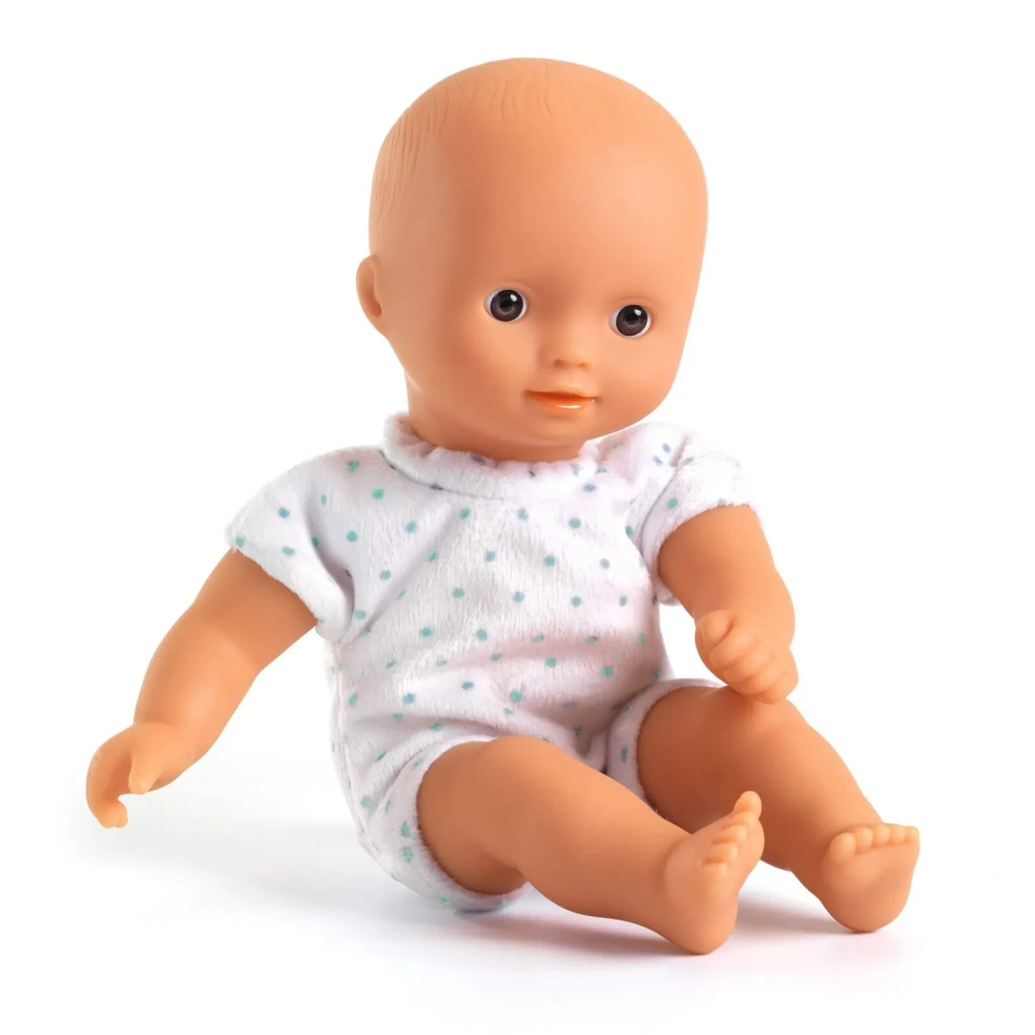 Djeco Lalka MINI SASHA w materiałowym koszu ( kolekcja Pomea )