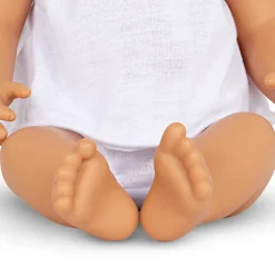 LullaBaby Lalka niemowlę ze smoczkiem, w dwuczęściowym ubranku i opasce