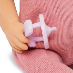 LullaBaby Lalka niemowlę z miękkim koszem - gondolą