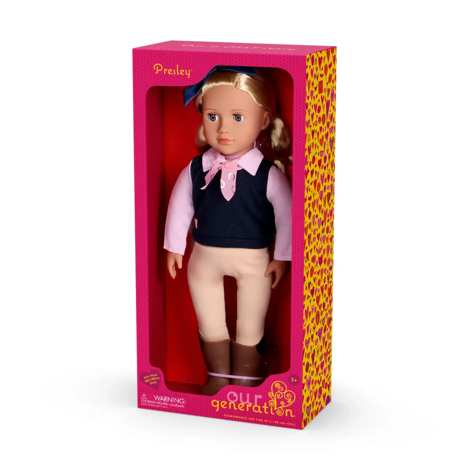 OurGeneration Lalka PRESLEY 46cm - dżokejka