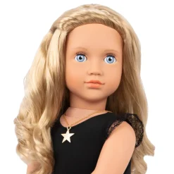 OurGeneration Lalka STELLA 46cm z dodatkowymi ubrankami i akcesoriami - elegancki zestaw prezentowy