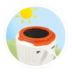 Buki Lampka solarna - Latarka Bluetooth na kemping