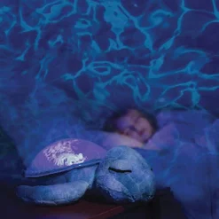Dzieci Cloud b Lampka Tranquil Turtle Ocean - żółw zielony