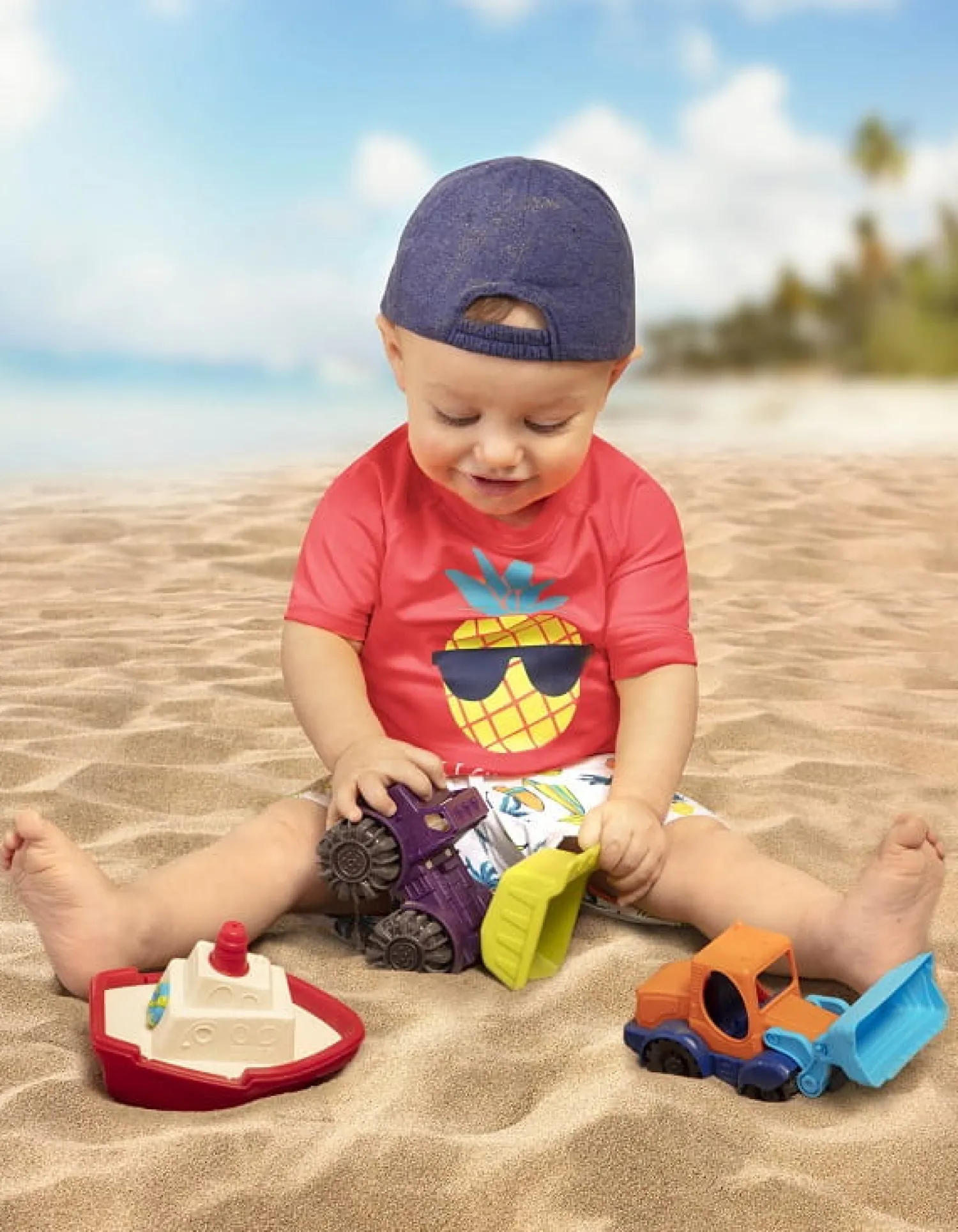B.Toys Loaders & Floaters – zestaw 3 pojazdów