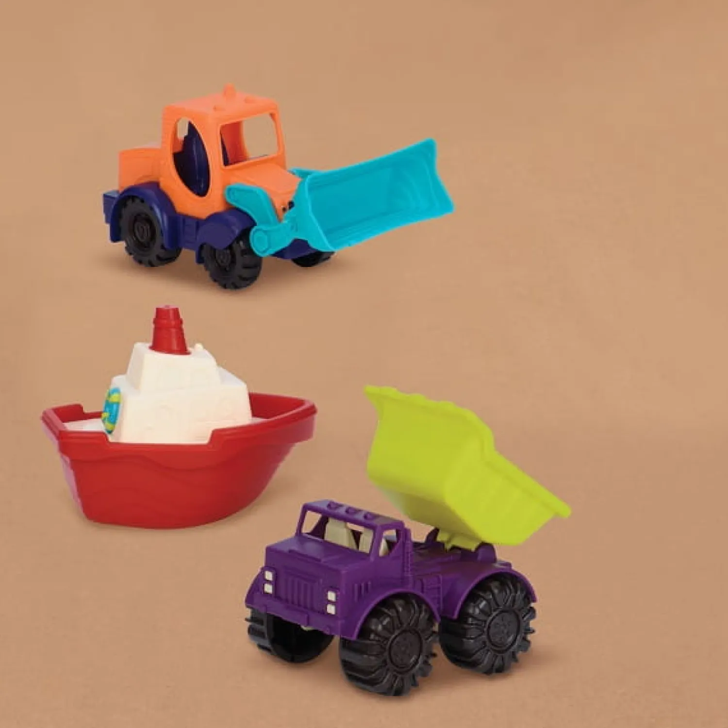 B.Toys Loaders & Floaters – zestaw 3 pojazdów